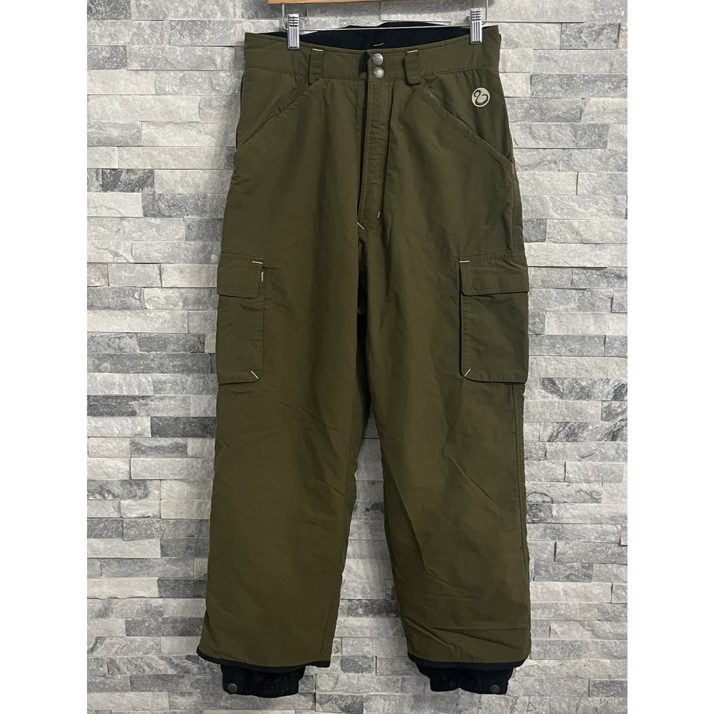 Women's Burton Bio-Lite Size Small Cargo Green Winter Outdoor Ski/Snow Pants